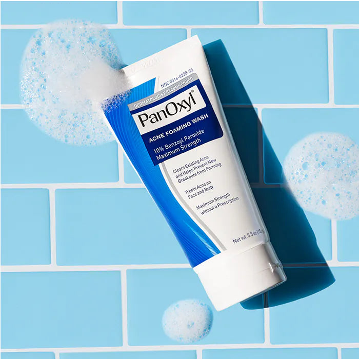 PanOxyl Acne Foaming Wash, Benzoyl Peroxide 10% Maximum Strength